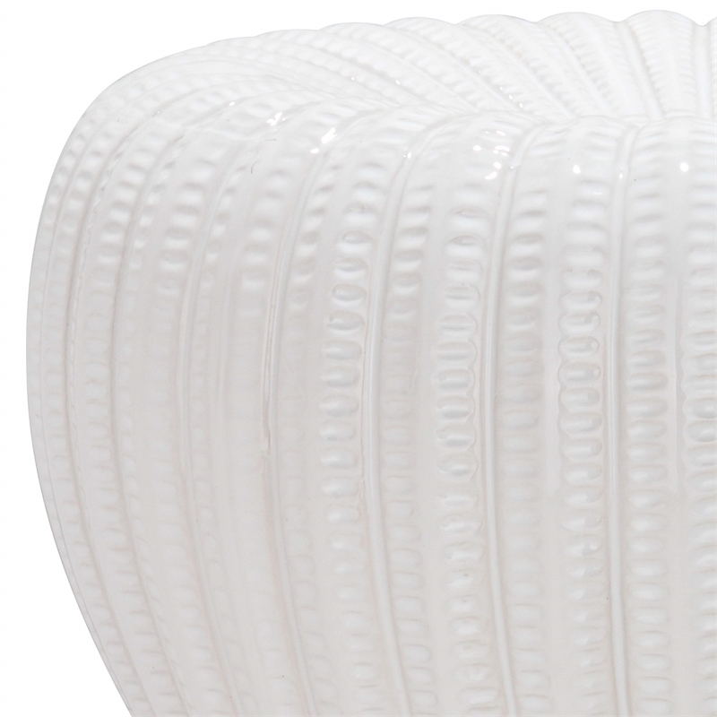 Safavieh Hour Glass Ceramic Garden Stool in White