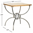 Safavieh Alvin Wood Top End Table in Natural