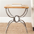 Safavieh Alvin Wood Top End Table in Natural