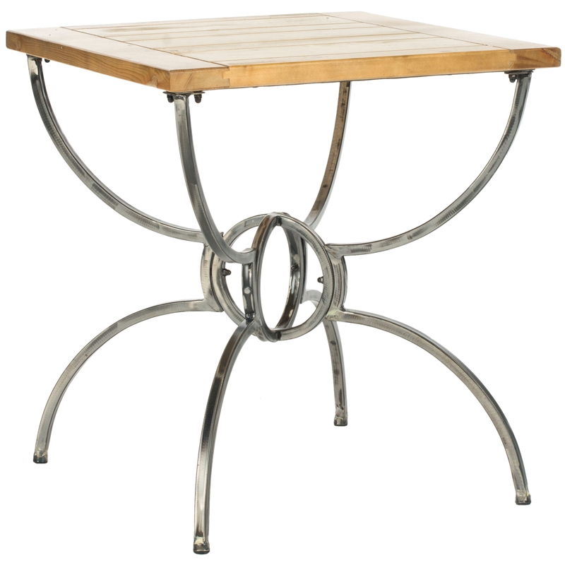Safavieh Alvin Wood Top End Table in Natural