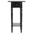 Safavieh Sabrina Wood End Table in Black