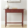 Safavieh Rosemary Pine Wood Console in Red