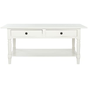 Safavieh Bosco Wood Coffee Table in Cream
