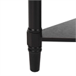 Safavieh Gabe Wood Corner Table in Black