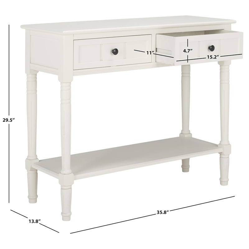 Safavieh Sam Wood Console in Cream