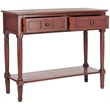 Safavieh Samantha Wood Console in Red