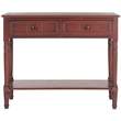 Safavieh Samantha Wood Console in Red