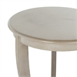 Safavieh Heather Wood Pedastal Side Table in Grey