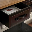 Safavieh Harvard Pine and Elm Console Table in Black Walnut
