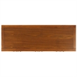 Safavieh Harvard Pine and Elm Console Table in Black Walnut