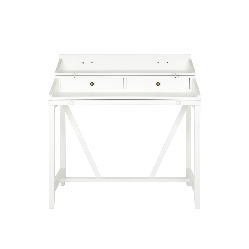 Safavieh Wyatt Pine Writing Desk in White