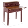 Safavieh Piper Cherry Fold-down Desk in Cherry and Oak