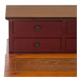 Safavieh Piper Cherry Fold-down Desk in Cherry and Oak