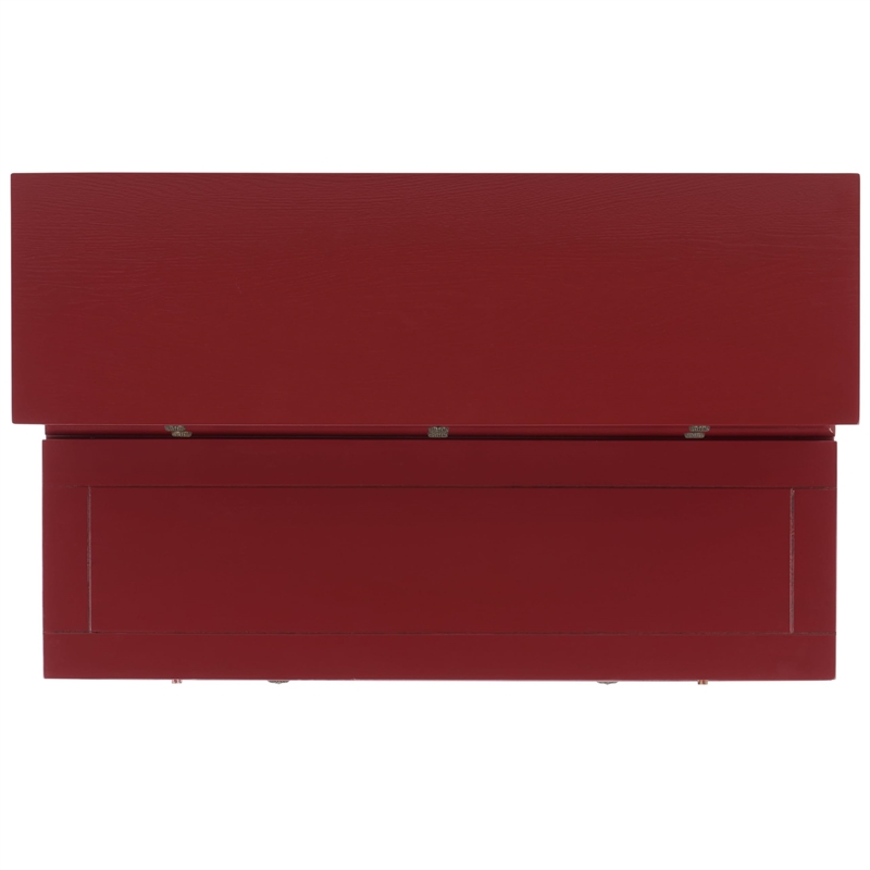 Safavieh Abigail Pine Wood Desk in Cherry