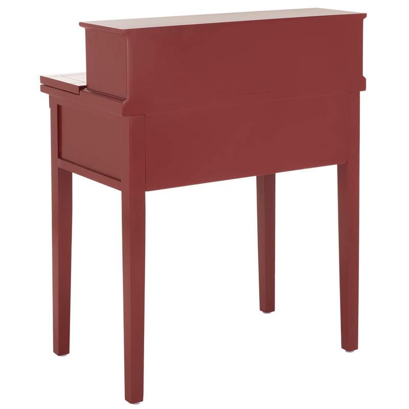 Safavieh Abigail Pine Wood Desk in Cherry