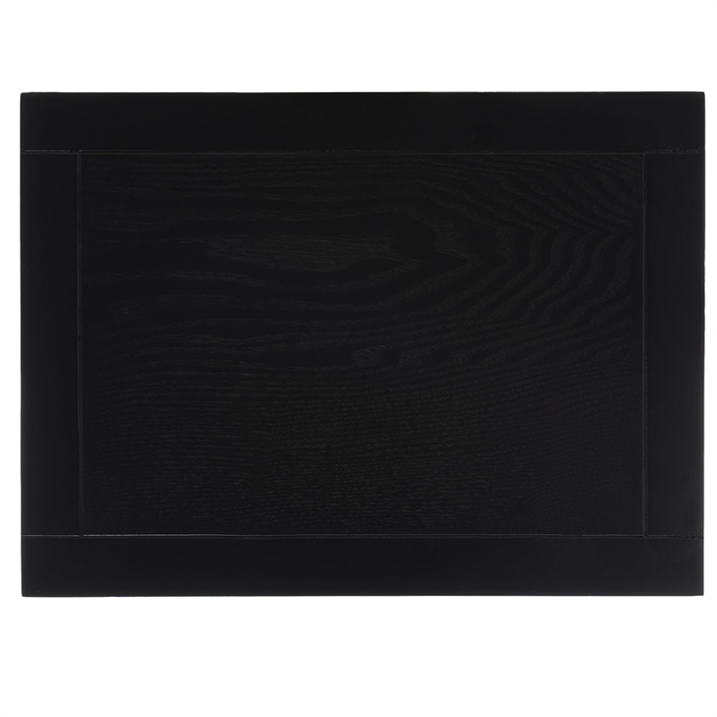 Safavieh Candence Poplar Wood End Table in Black