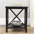 Safavieh Candence Poplar Wood End Table in Oak