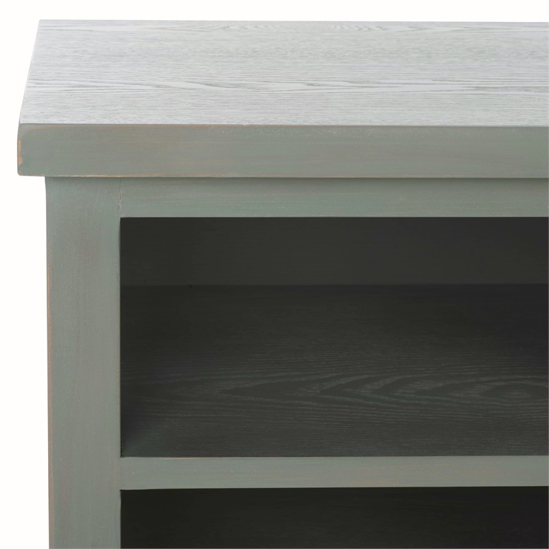 Safavieh Carlston Poplar Wood Bookshelf in White