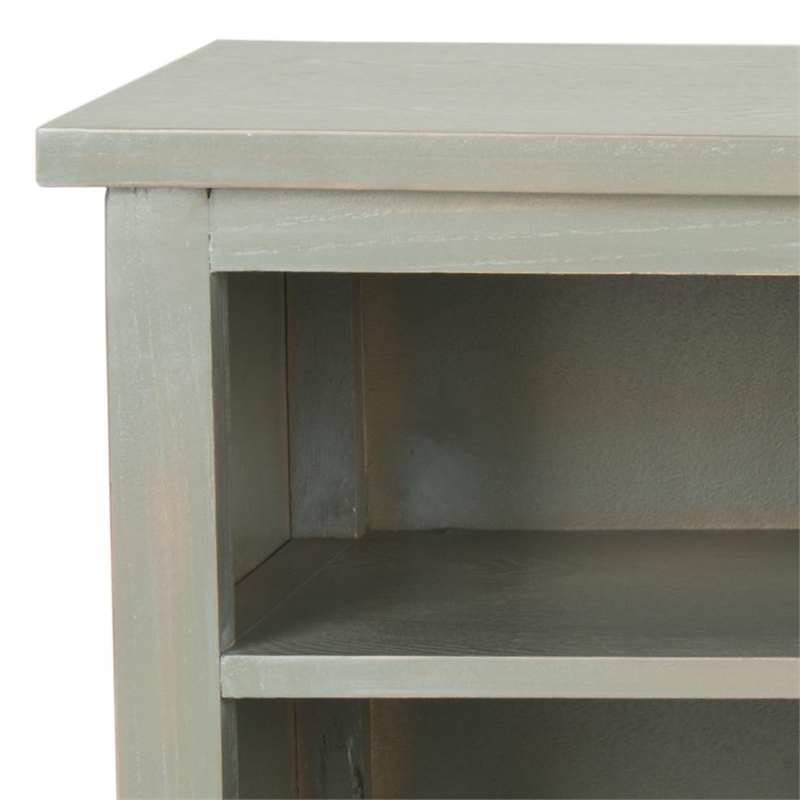 Safavieh Carlston Poplar Wood Bookshelf in White