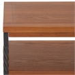 Safavieh Jasper Pine Wood Console Table in Pewter and Walnut