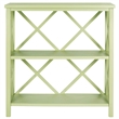 Safavieh Liam Pine Wood Open Bookcase in Grey