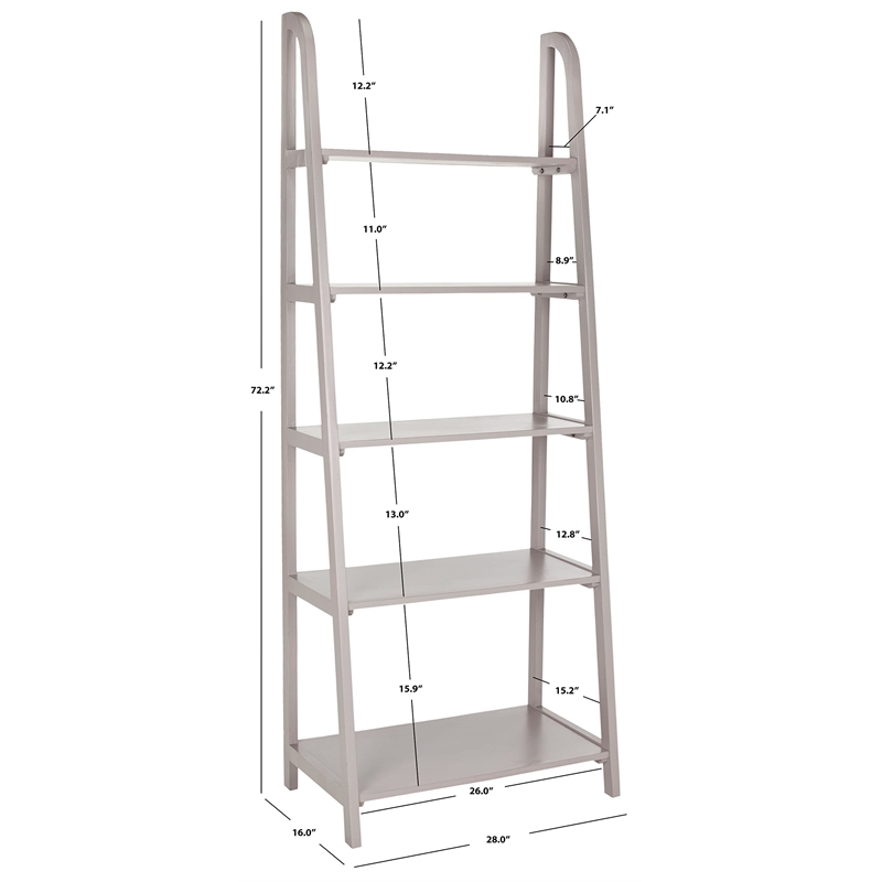Safavieh Albert Pine Wood Etegere in Grey
