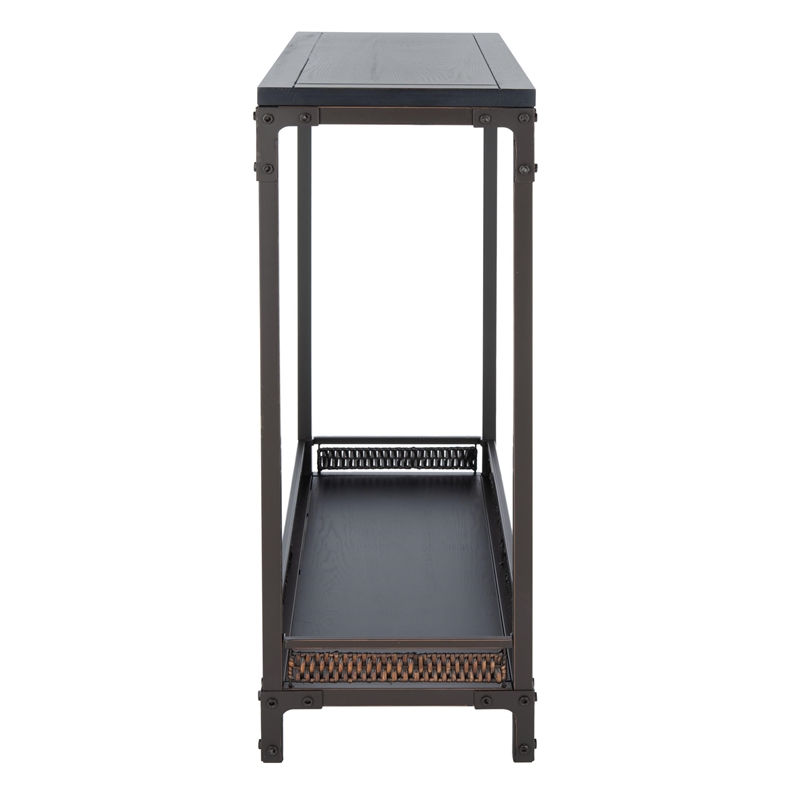Safavieh Abbie Pine Wood Console in Brown