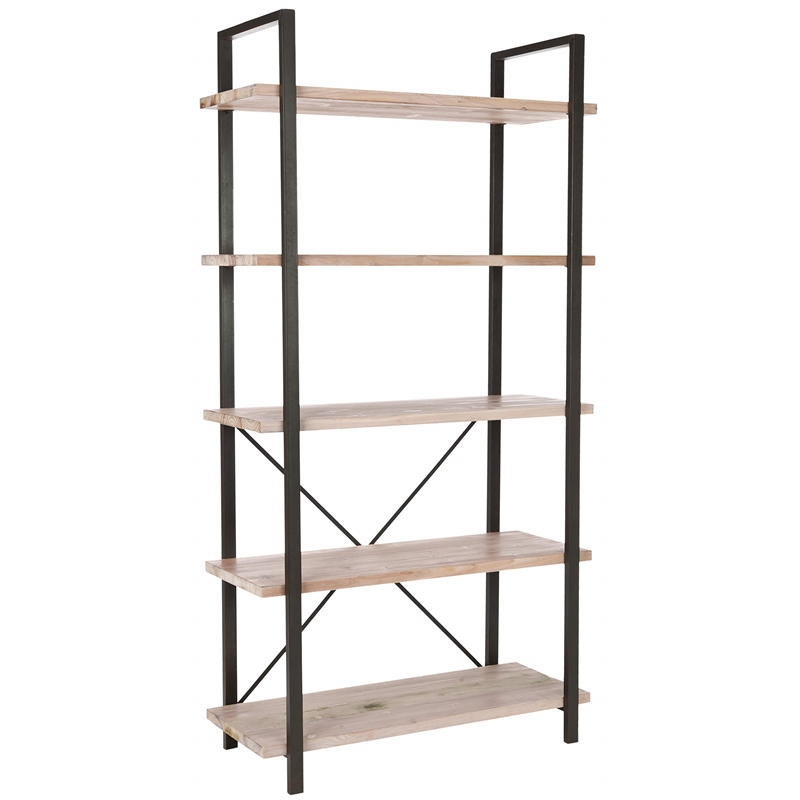 Safavieh Averi Fir Wood Etegere in Brown