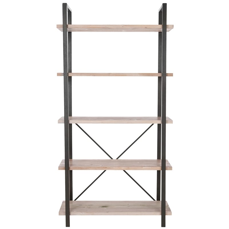 Safavieh Averi Fir Wood Etegere in Brown