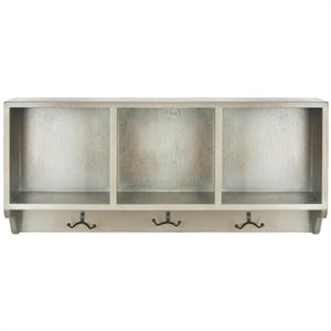 Safavieh David Poplar Wood Shelf in White