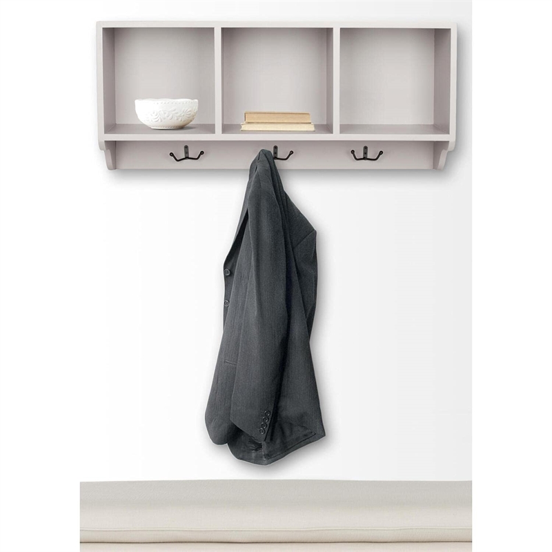 Safavieh David Poplar Wood Shelf in White