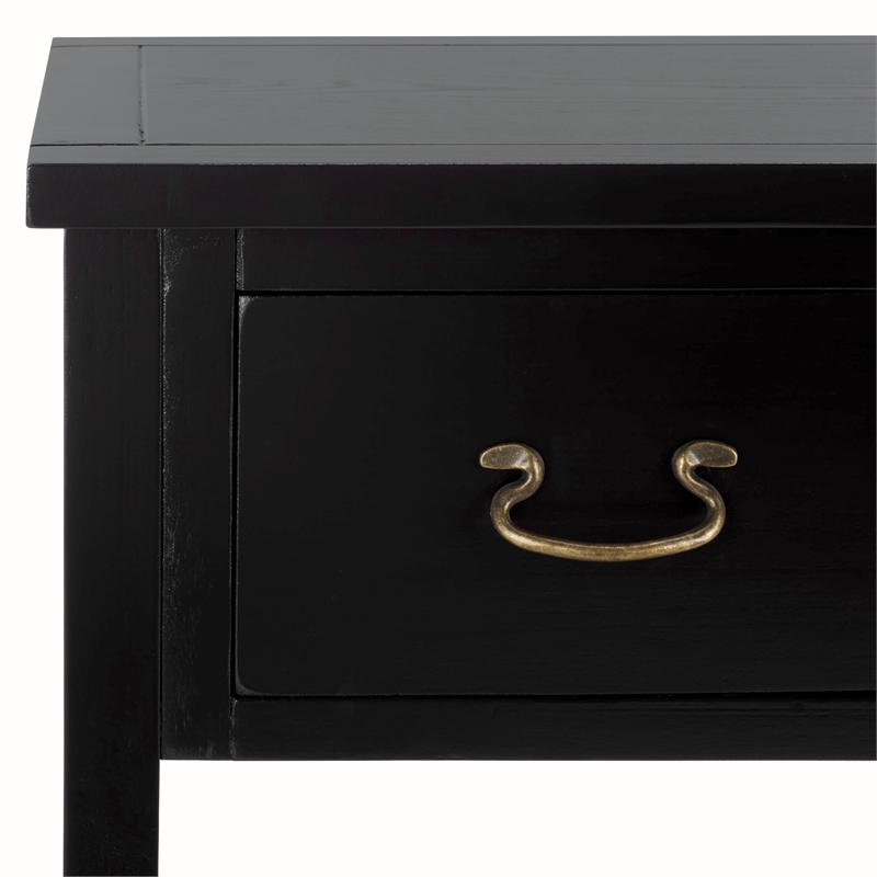 Safavieh Cindy Pine Wood Console in Black