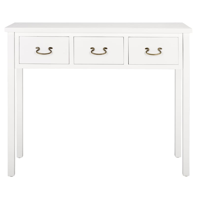 Safavieh Cindy Pine Wood Console in White