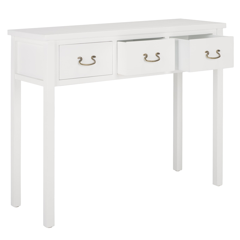 Safavieh Cindy Pine Wood Console in White