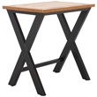Safavieh Jay Elm Wood Tray Tables in Walnut