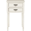 Safavieh Cindy Poplar Wood End Table in White
