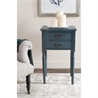 Safavieh Cindy Poplar Wood End Table in White
