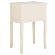 Safavieh Colin Poplar Wood End Table in White