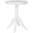 Safavieh Juliet Pine Wood Side Table in White