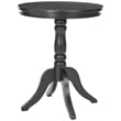 Safavieh Juliet Pine Wood Side Table in Black