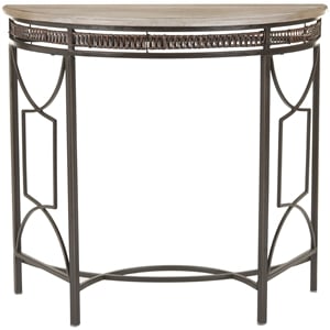 Safavieh Paris Copper Console with Wood Top