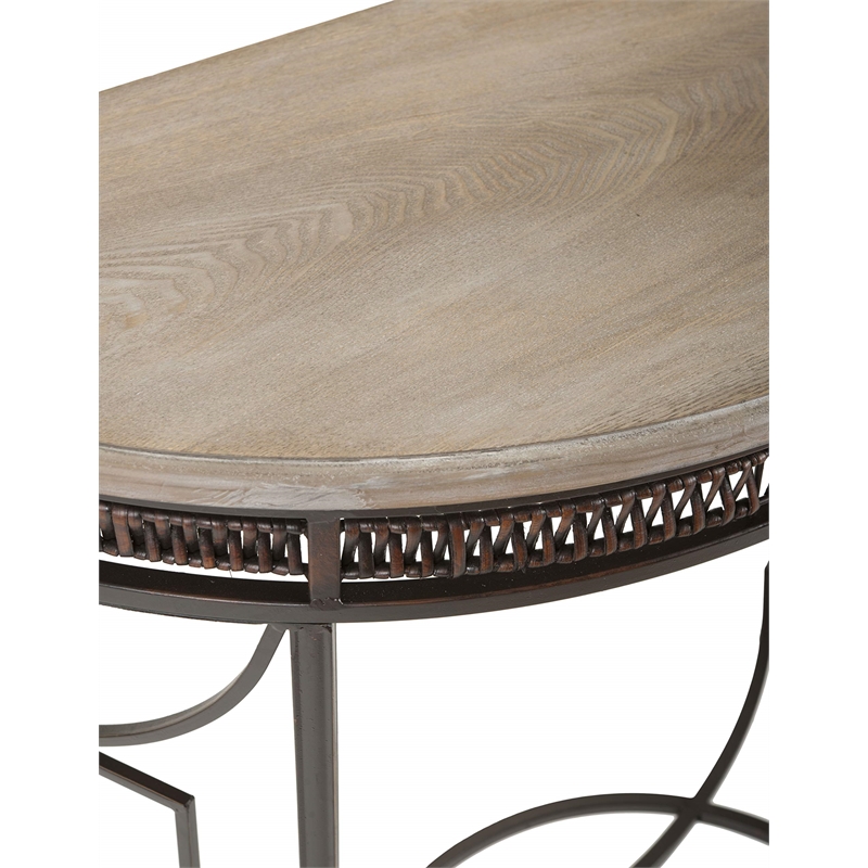 Safavieh Paris Copper Console with Wood Top