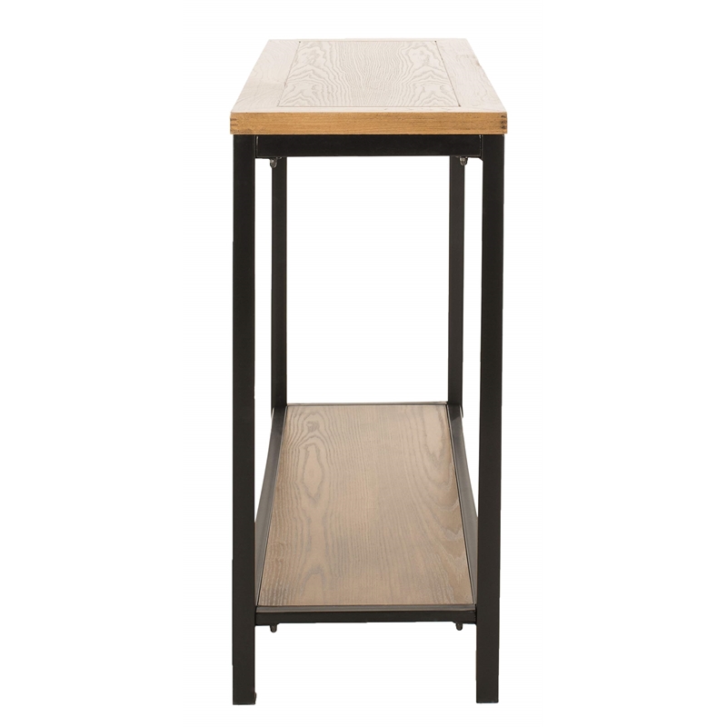 Safavieh Brandon Elm Wood Console in Brown