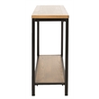 Safavieh Brandon Elm Wood Console in Brown