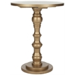 Safavieh Greta Pine Wood Accent Table in Gold