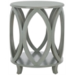 Safavieh Janika Poplar Wood Accent Table in Off White