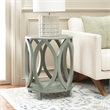 Safavieh Janika Poplar Wood Accent Table in Off White