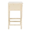Safavieh Maxine Poplar Wood Night Table in Distressed Vanilla