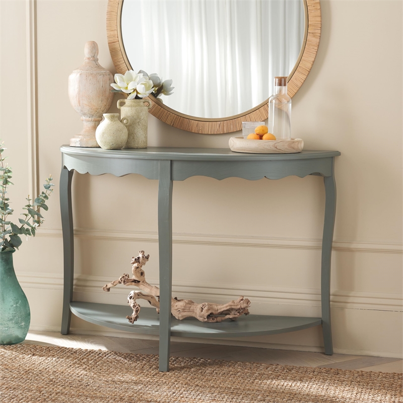 Safavieh Christina Poplar Wood Console in Eggshell