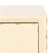Safavieh Siobhan Poplar Wood Night Table in Distressed Vanilla
